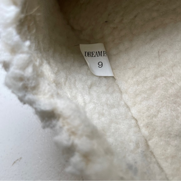 Dream Paris House Shoe Slippers Women Size 9 Gray Faux Suede Rubber Sole Slip-On - Picture 4 of 8